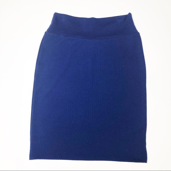 LuLaRoe Dresses & Skirts - LuLaRoe Cassie Deep Blue Skirt.    127